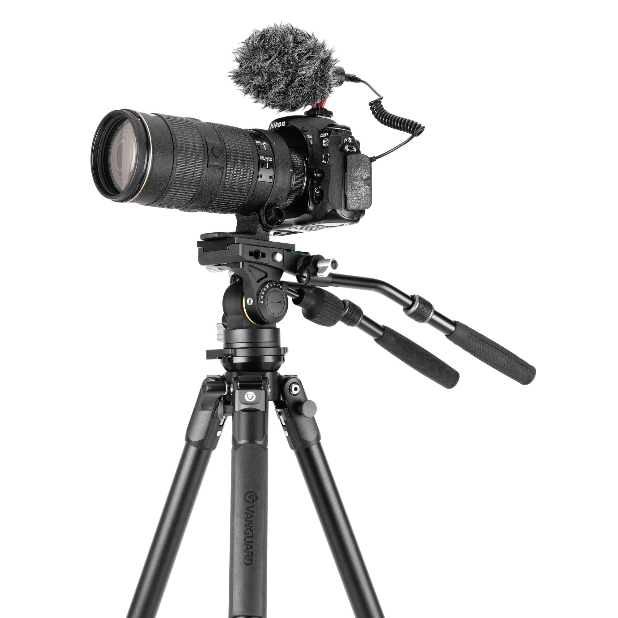 Treppiede video in alluminio con testa Veo PV-18 Vanguard Alta Pro 3VL 303AV18 5/7