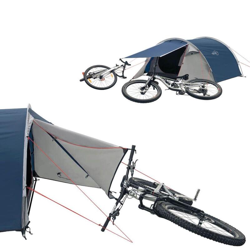 Fietsvakantie tent voor maximaal 3 personen - Vega 300  - 100% ademend polyester