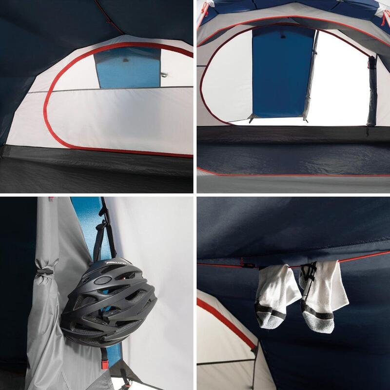 Tente de cyclotourisme pour 3 personnes - Vega 300 - 100% polyester respirant