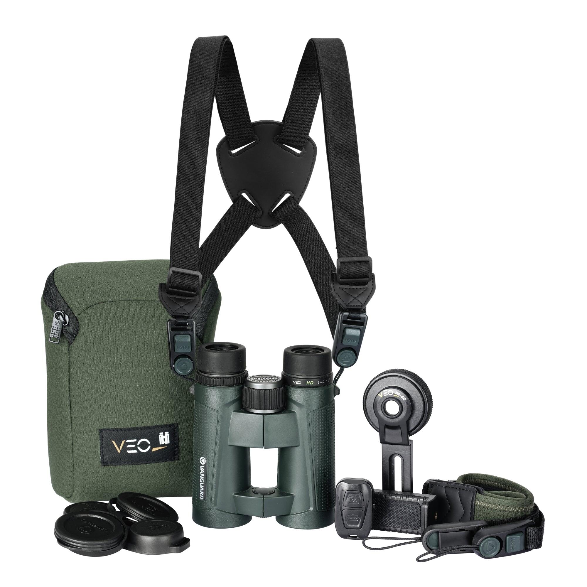 VANGUARD Kit di Binocolo ED 8x42 Vanguard Veo HD 8420BDL con accessori