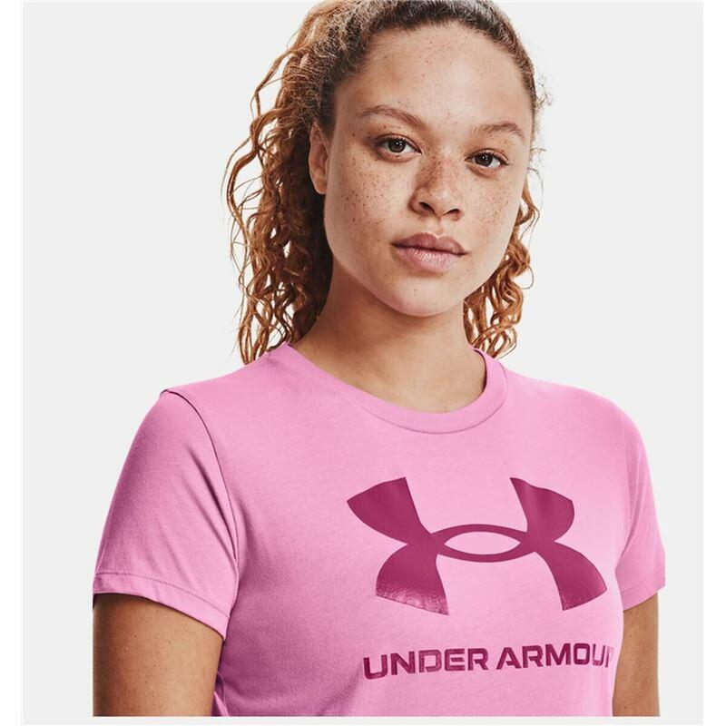 Camiseta de Manga Corta Mujer Under Armour Graphic Rosa