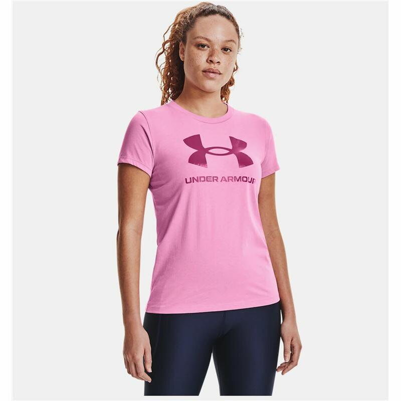 Camiseta de Manga Corta Mujer Under Armour Graphic Rosa