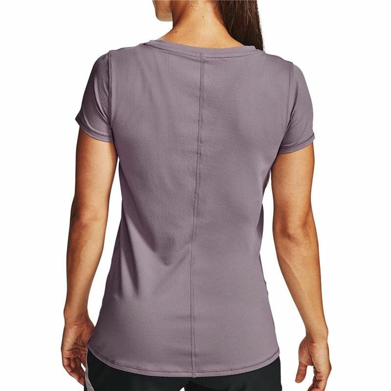 Camiseta de Manga Corta Mujer Under Armour HeatGear Morado