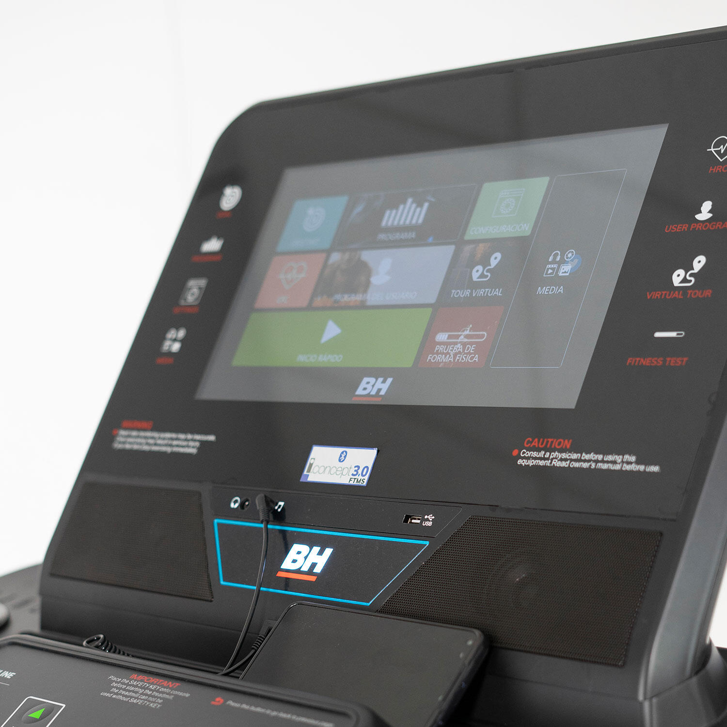 Tapis roulant G6178TFTE ZX23 Touchscreen TFT, Multimediale 4/7