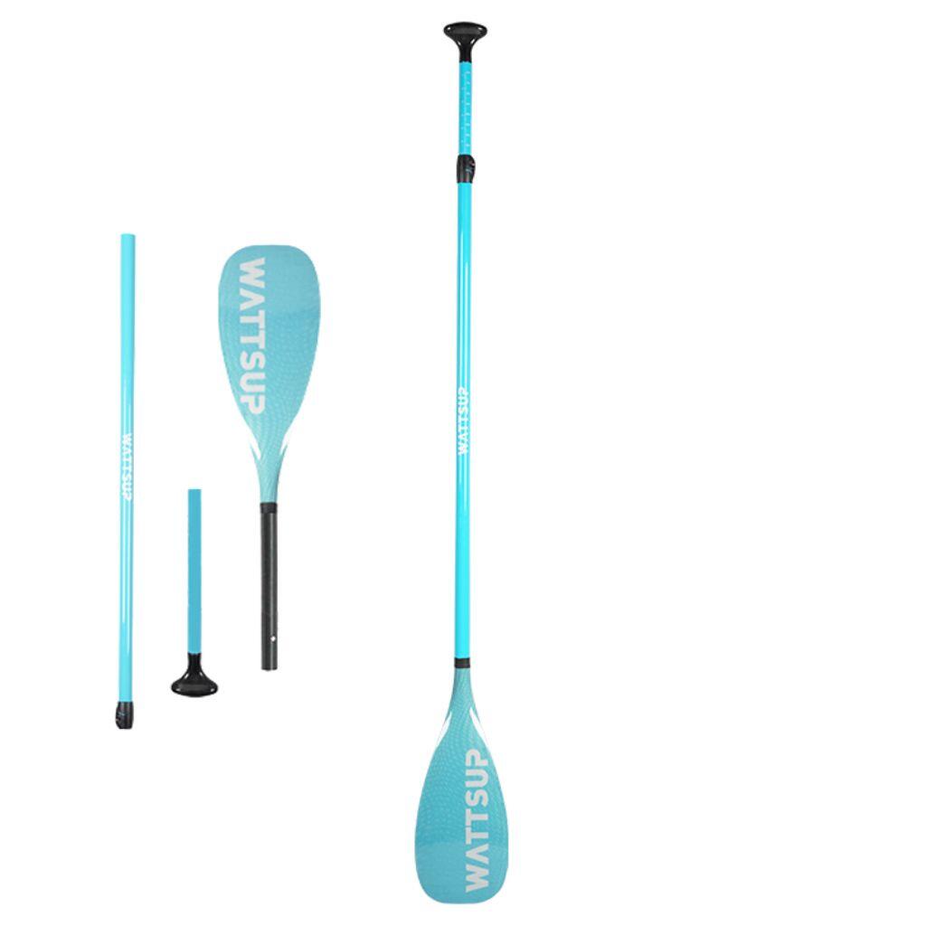 WATTSUP 100% Carbon SUP peddel - 3 secties - 165-215 cm - 650g - Wattsup PURE