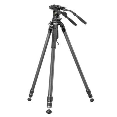 Treppiede video in carbonio con testa Veo PV-18 Vanguard Alta Pro 3VRL 303CV18