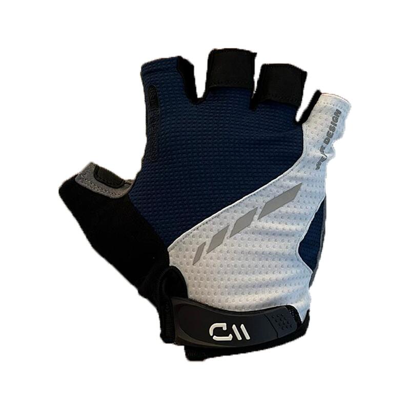 Gants vélo PERFORMANCE GEL Bleu/blanc