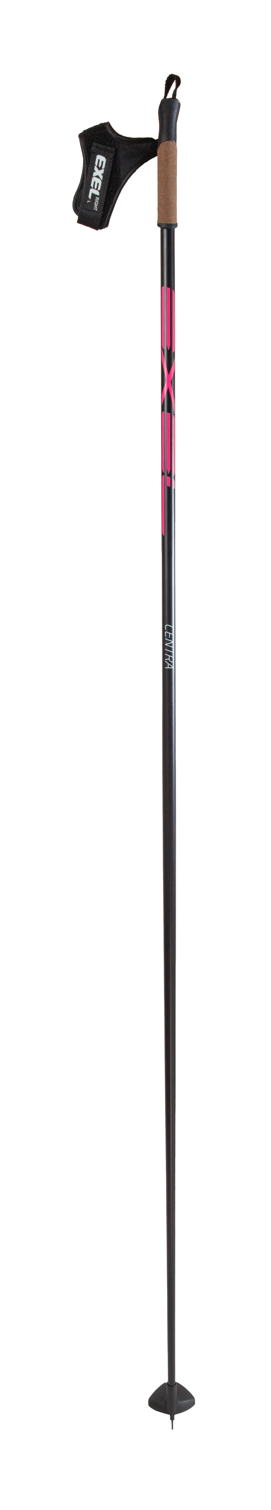 Bâtons de ski de fond CENTRA black/pink 4/4