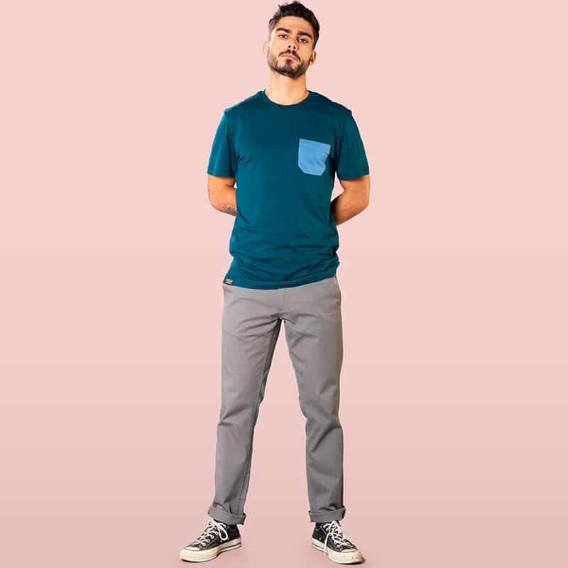 Monochrome pocket T-Shirt