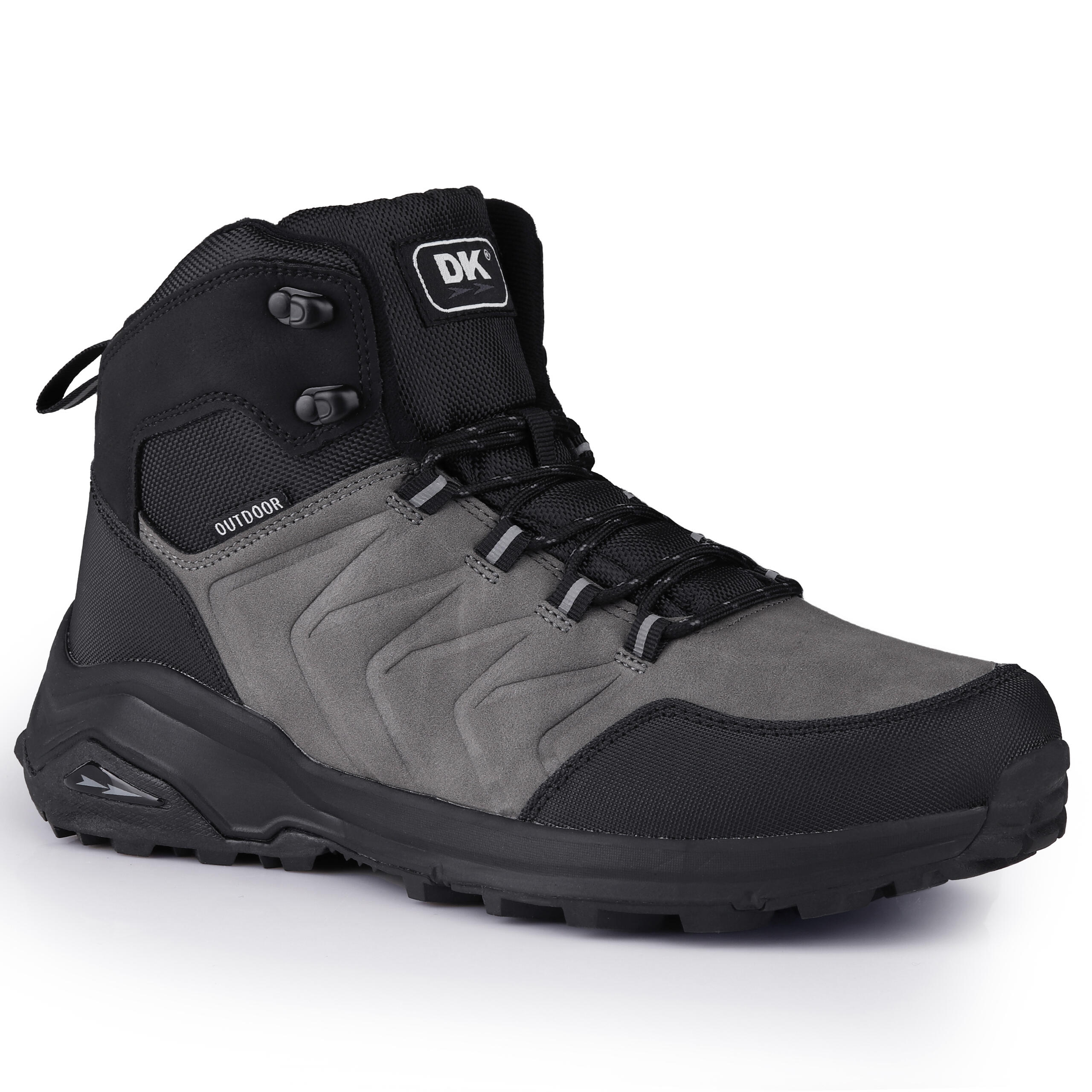 Buty męskie zimowe wysokie trekkingowe DK EXEC GREY BLACK 2/7