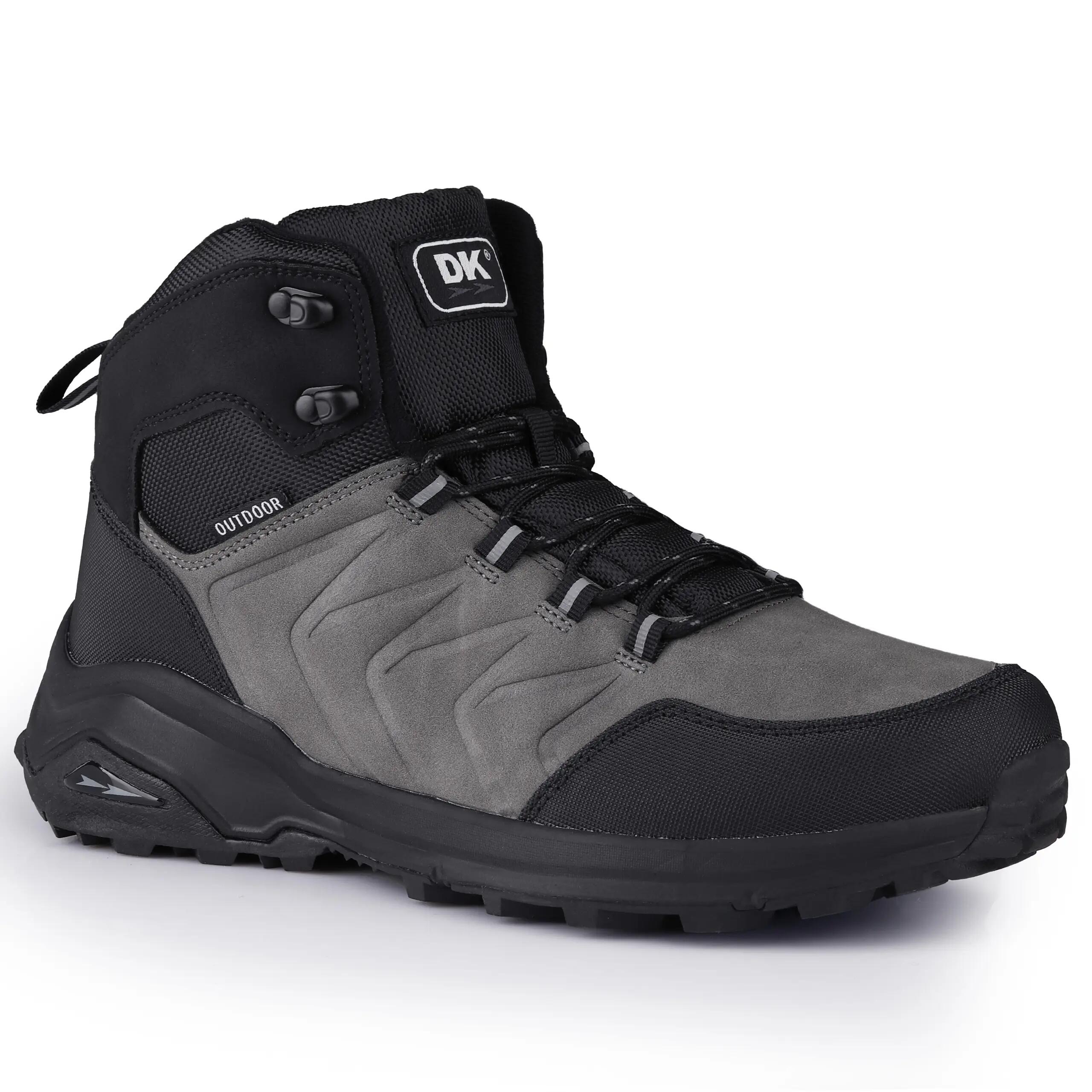Buty męskie zimowe wysokie trekkingowe DK EXEC GREY BLACK 2/7