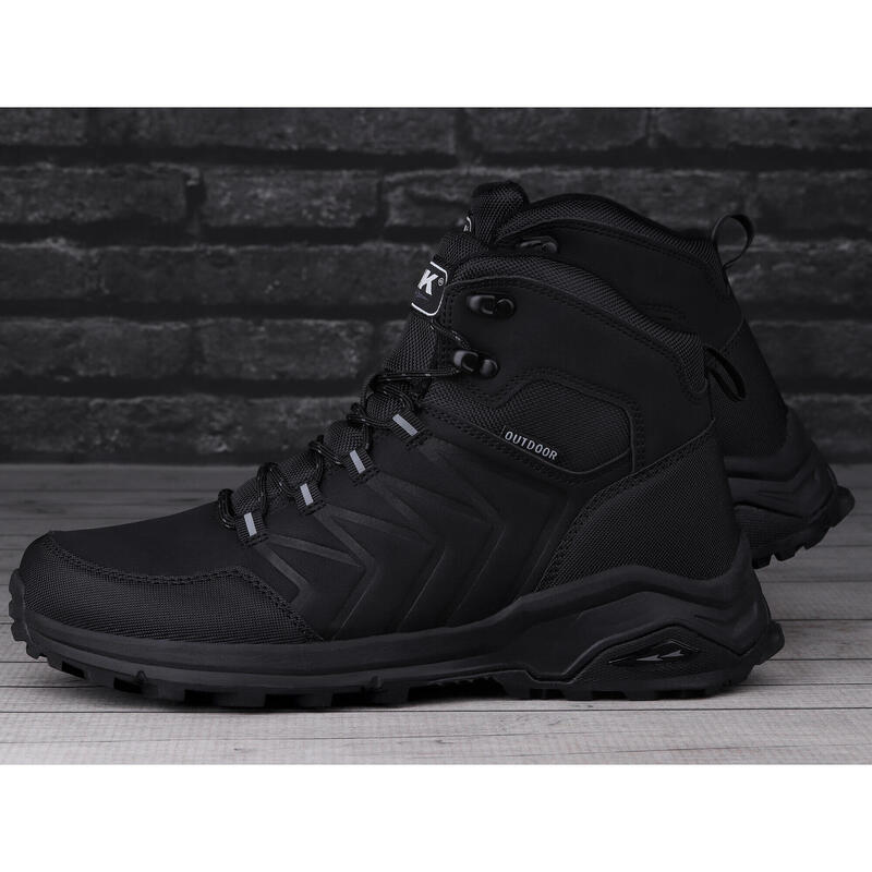 Buty męskie zimowe wysokie sportowe DK EXEC BLACK