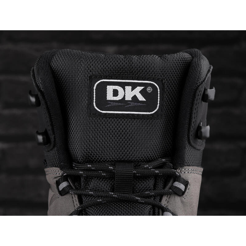 Buty męskie zimowe wysokie trekkingowe DK EXEC GREY BLACK