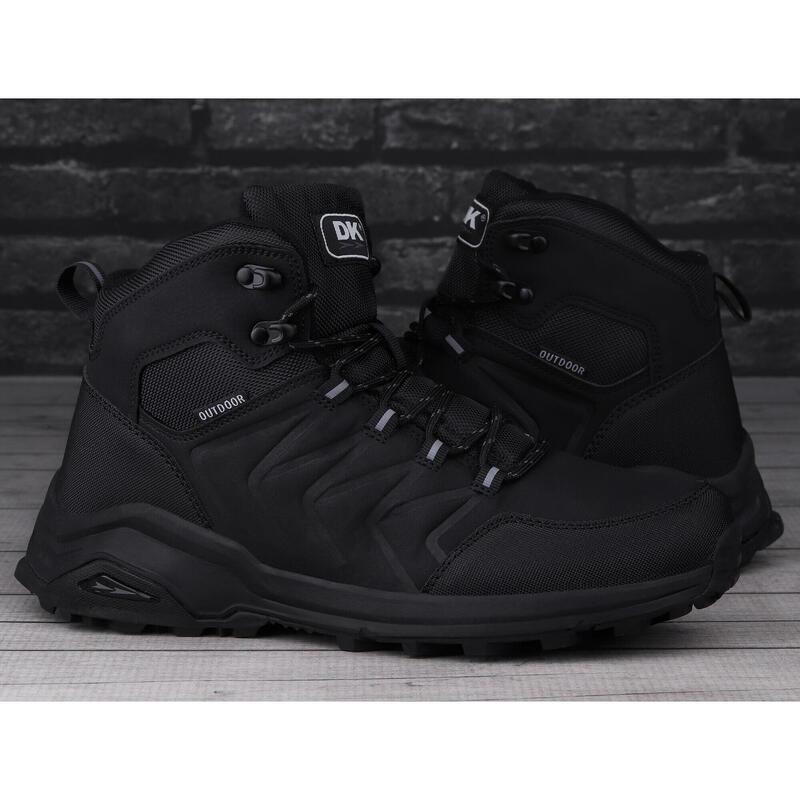 Buty męskie zimowe wysokie sportowe DK EXEC BLACK
