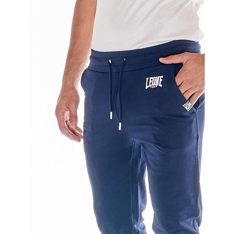 Pantalon droit pour homme avec petit logo Basic