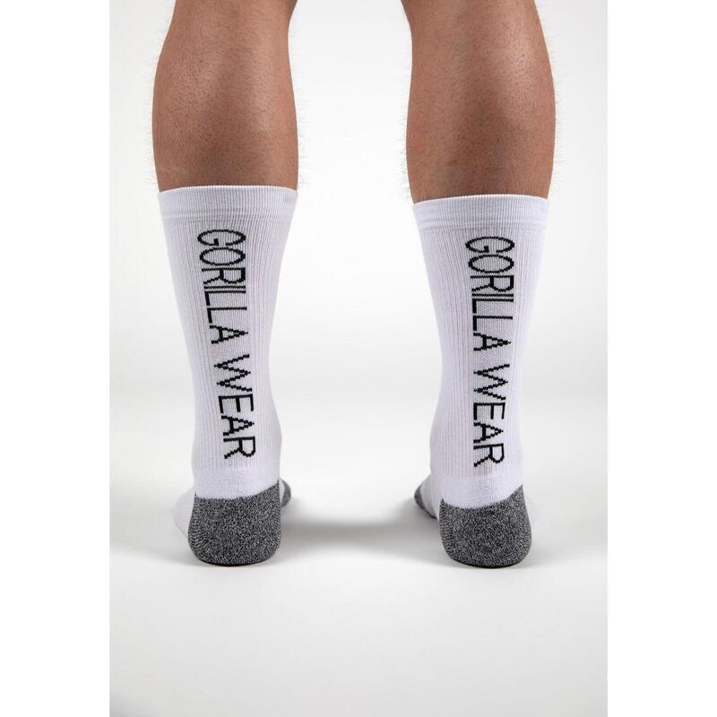 Performance Crew Socks - White - EU 39-42