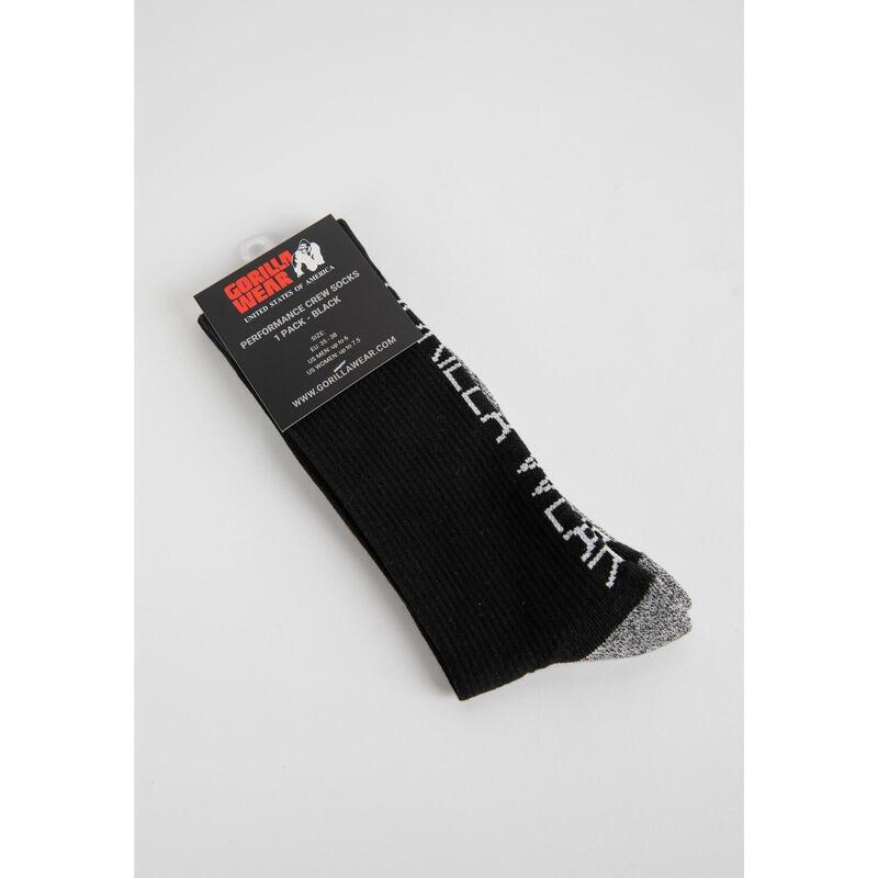 Performance Crew Socks - Black