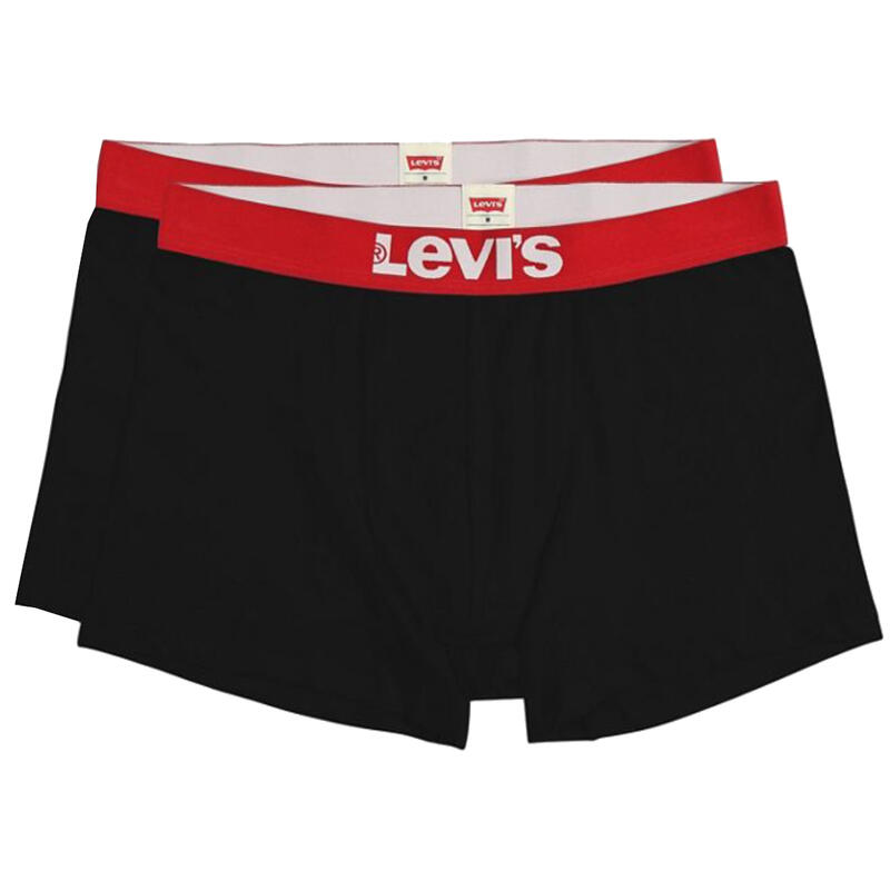 Férfi boxeralsó, Levi's Boxer 2 Pairs Briefs, fekete