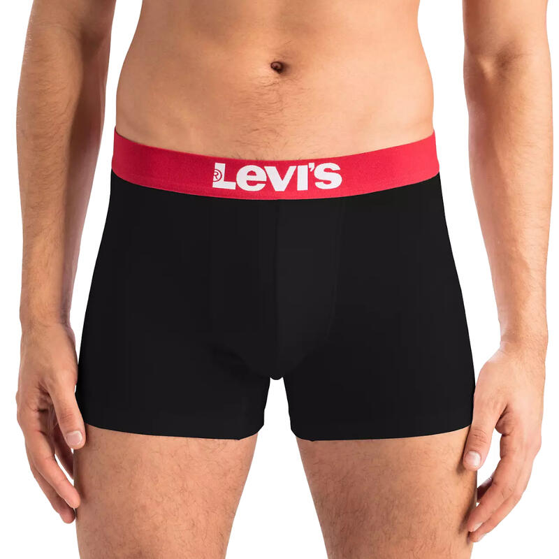 Férfi boxeralsó, Levi's Boxer 2 Pairs Briefs, fekete