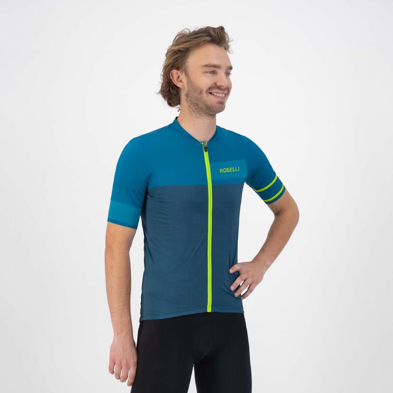 Maillot Manches Courtes Velo Homme - Block