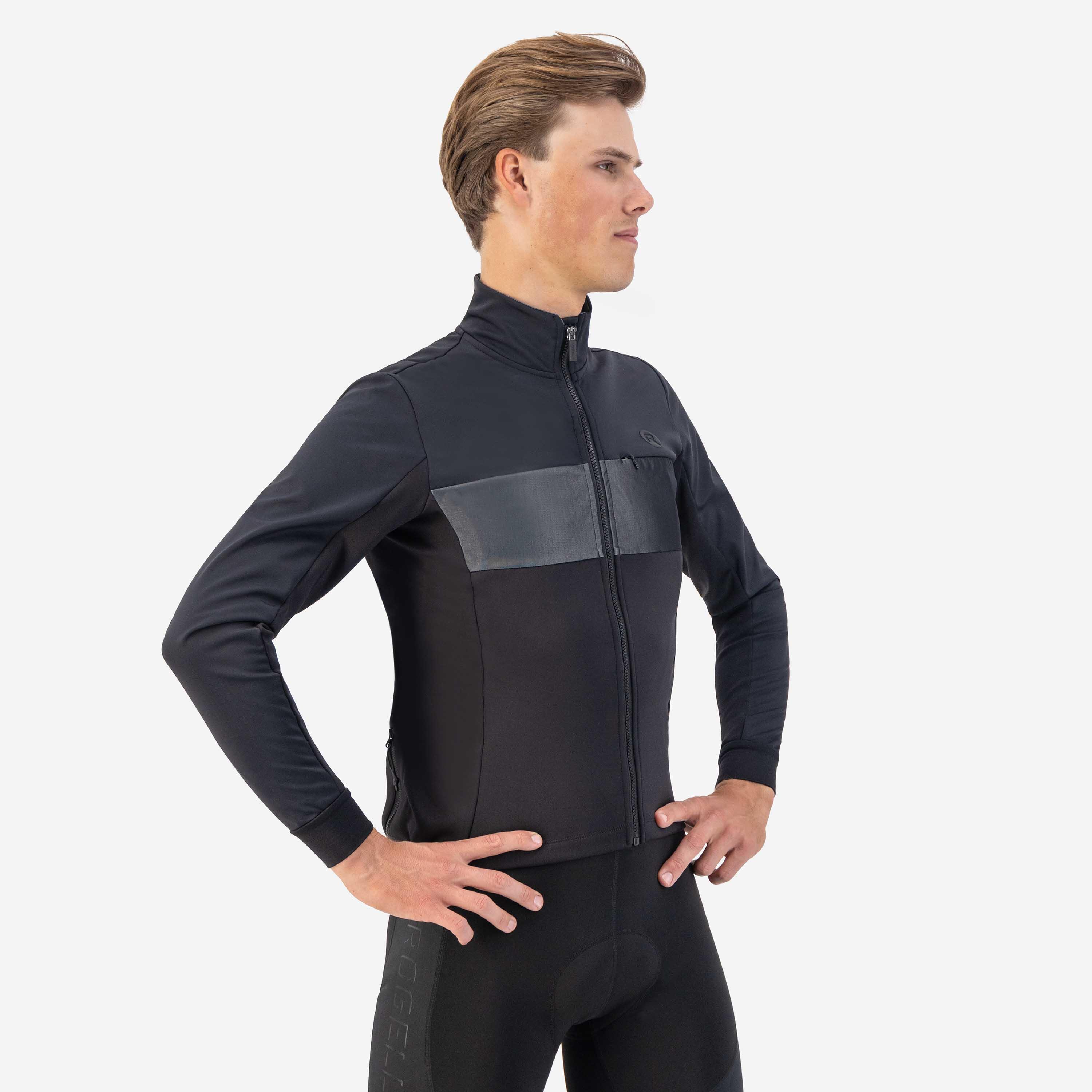 Rogelli - Veste Velo Hiver Homme - Attq - Veste - Gris|noir - 40 M - Decathlon