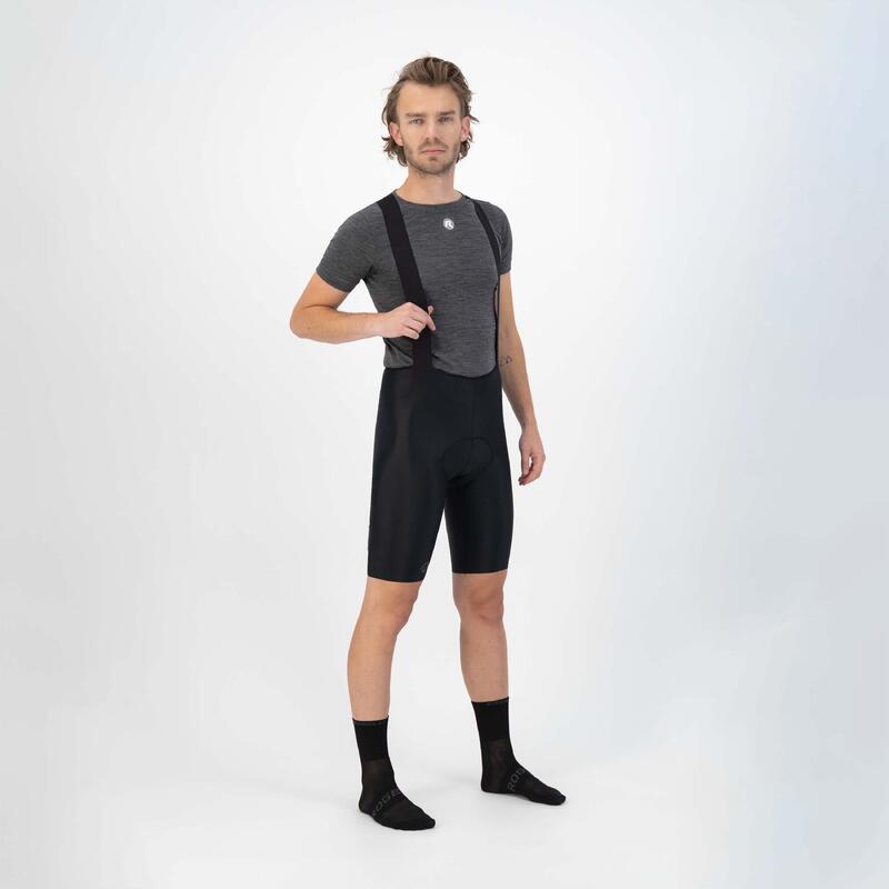 Korte Fietsbroek Met Bretels Heren Distance