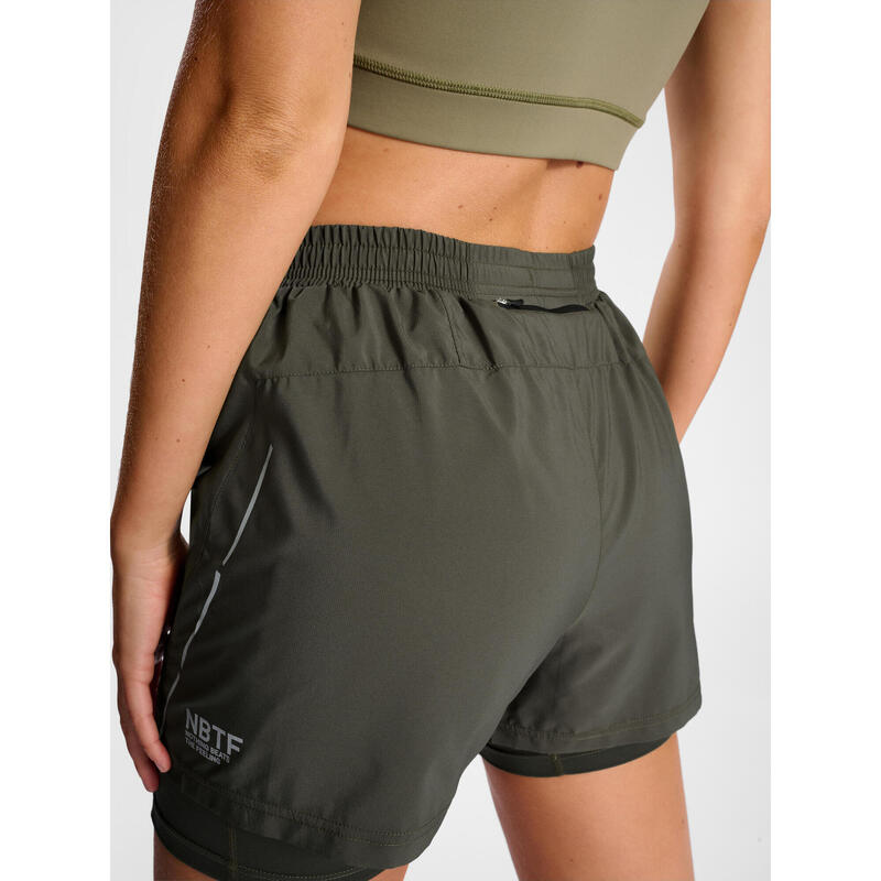 Enfiler Kurze Hose Nwlpace Course Femme NEWLINE