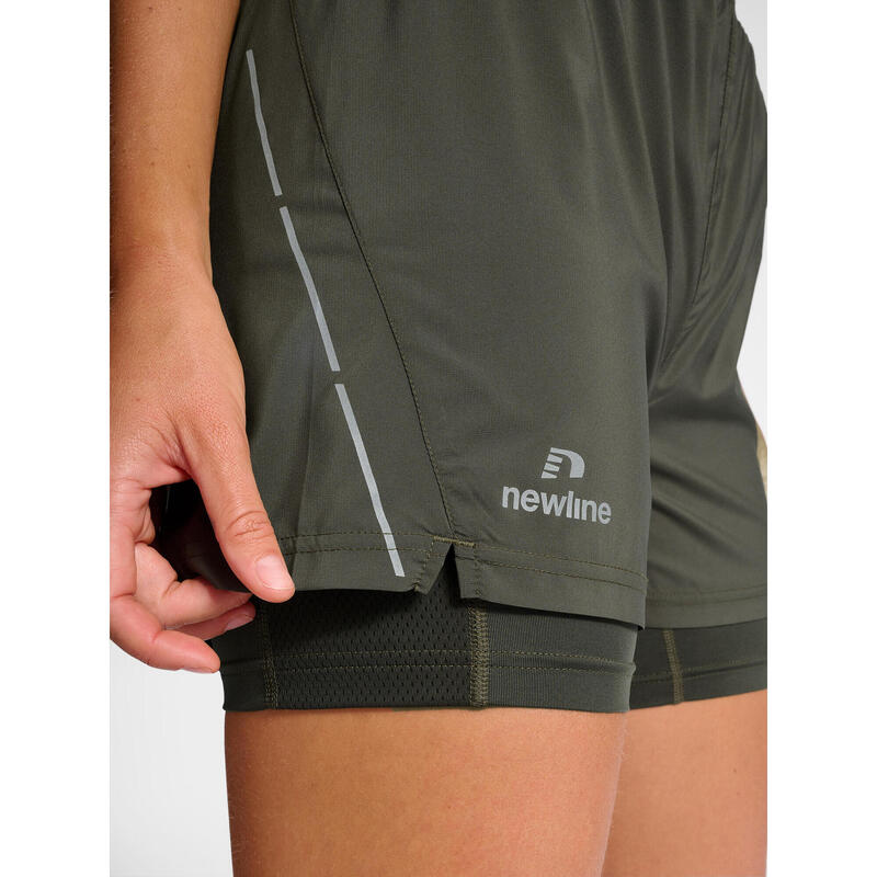 Deslizar Pantalones Cortos Nwlpace Running Mujer NEWLINE