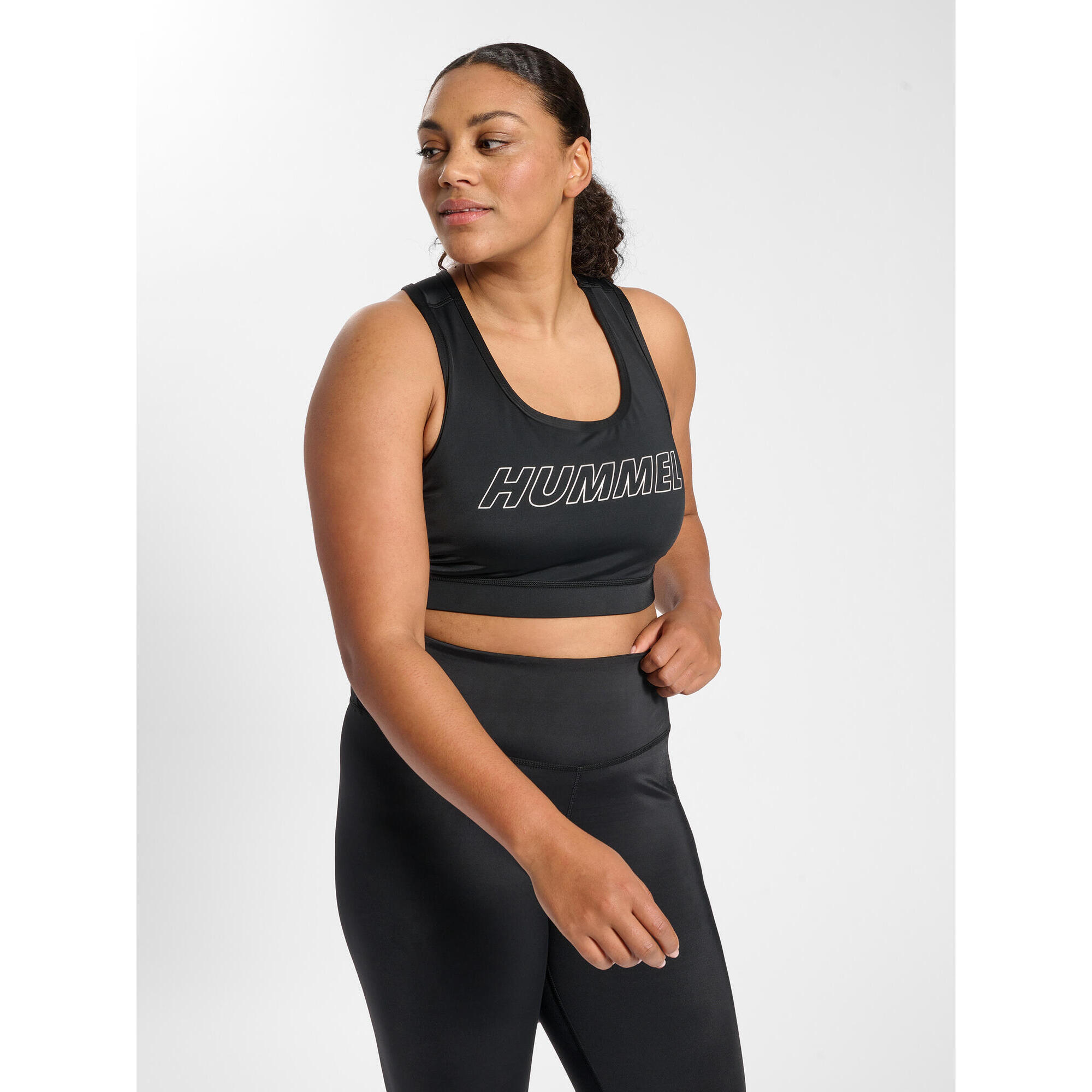 Hummel - Enfiler Top Hmlte Curvy Entraînement Femme Hummel - Brassière - Noir - 52 2xl - Decathlon