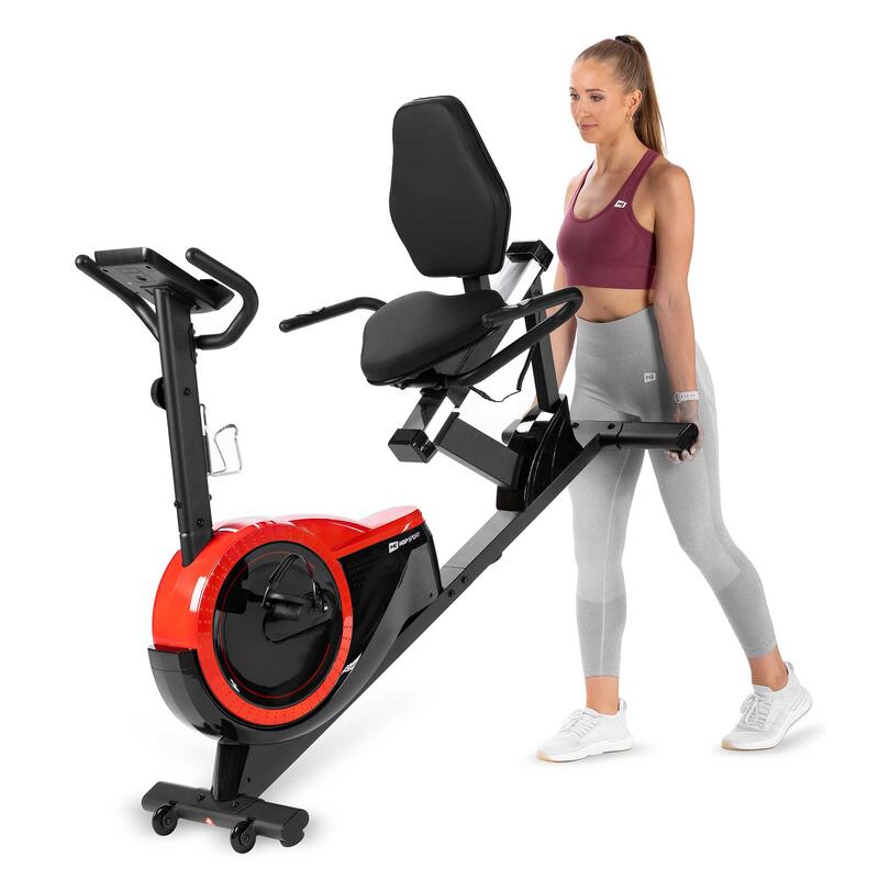 Rower stacjonarny treningowy leżący Hop-Sport Pulse