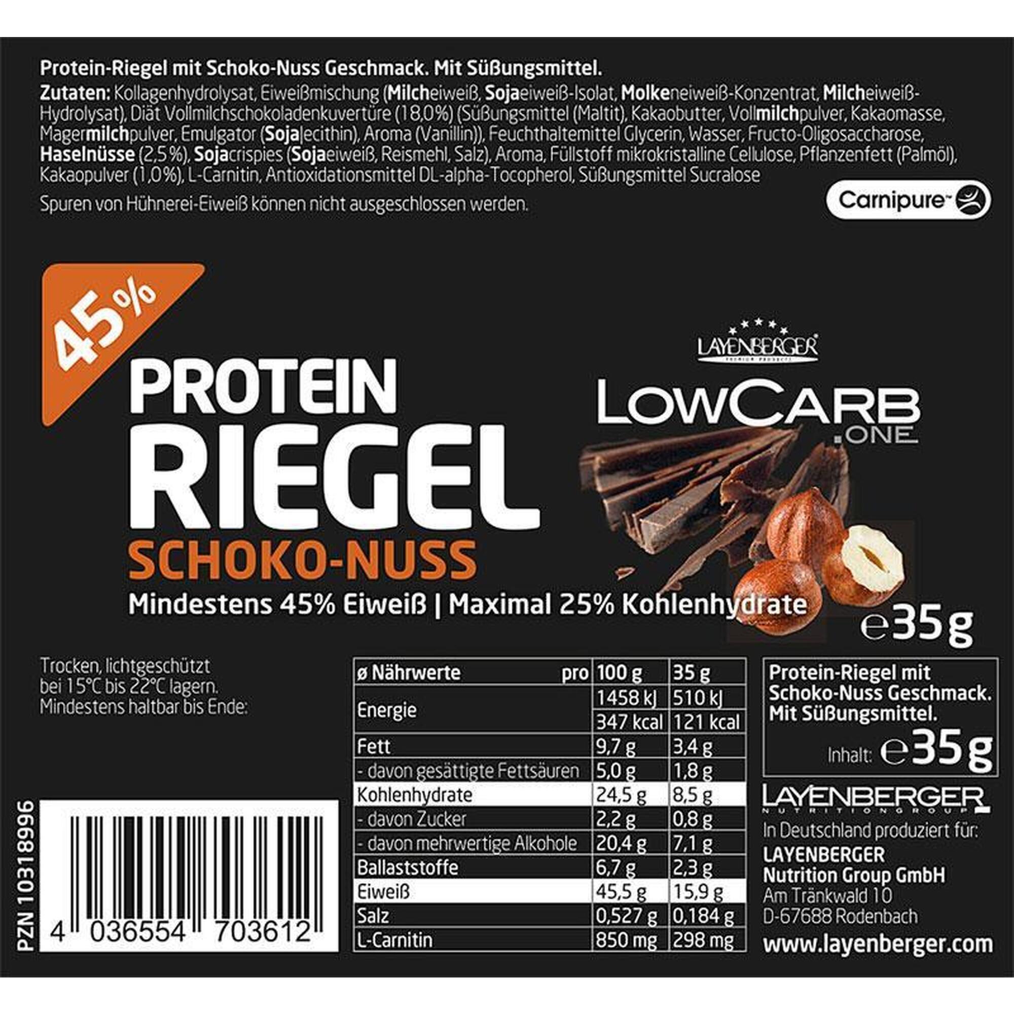 HIGH PROTEIN RIEGEL Cranberry-Cassis 18x35g