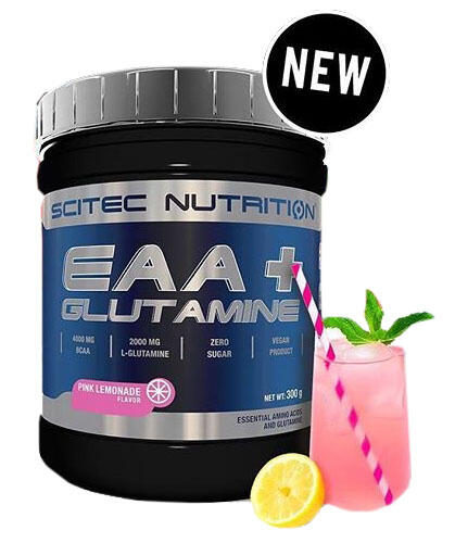 Eaa + Glutamine 300 Gr Limonada Rosa 2/5