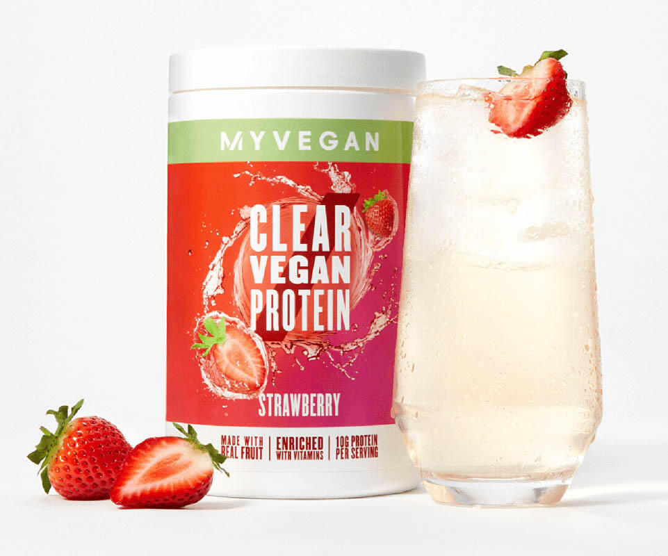 Clear Vegan Protein Fraise 320g MyProtein 2/3