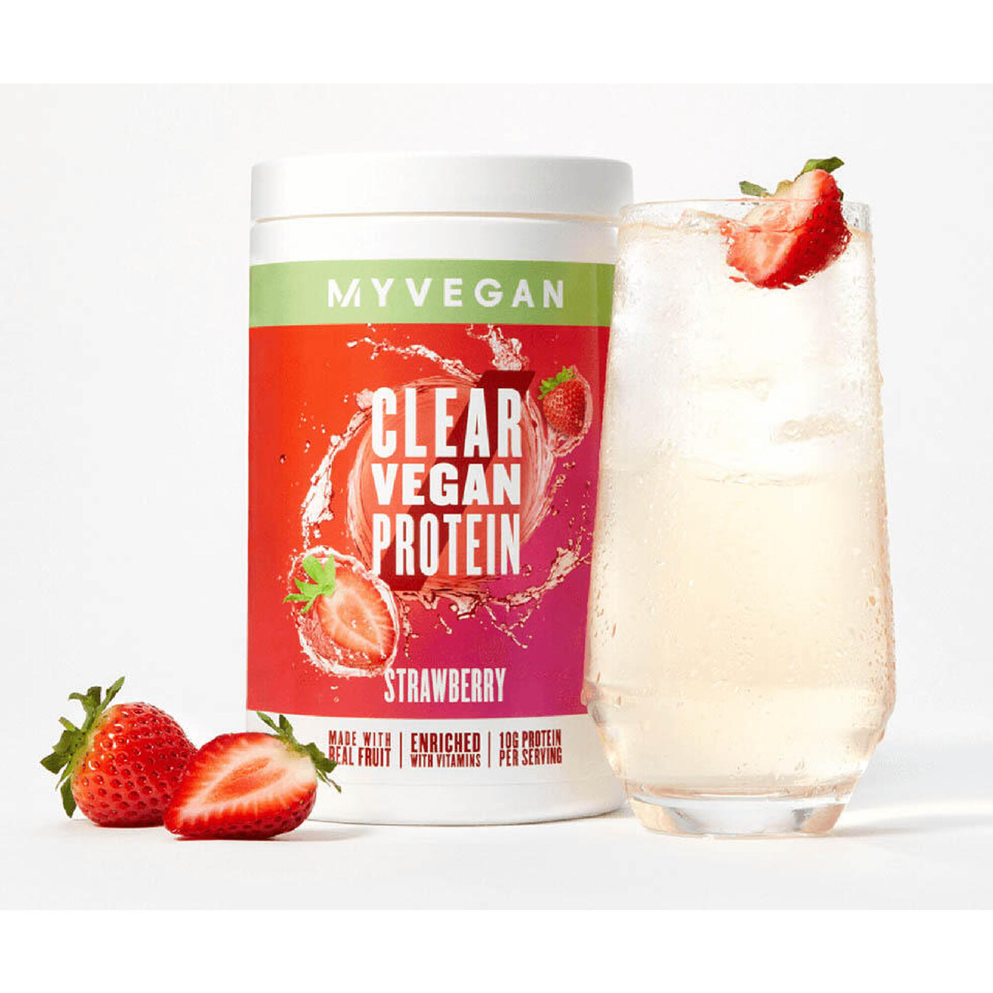 Clear Vegan Protein Strawberry 320g MyProtein