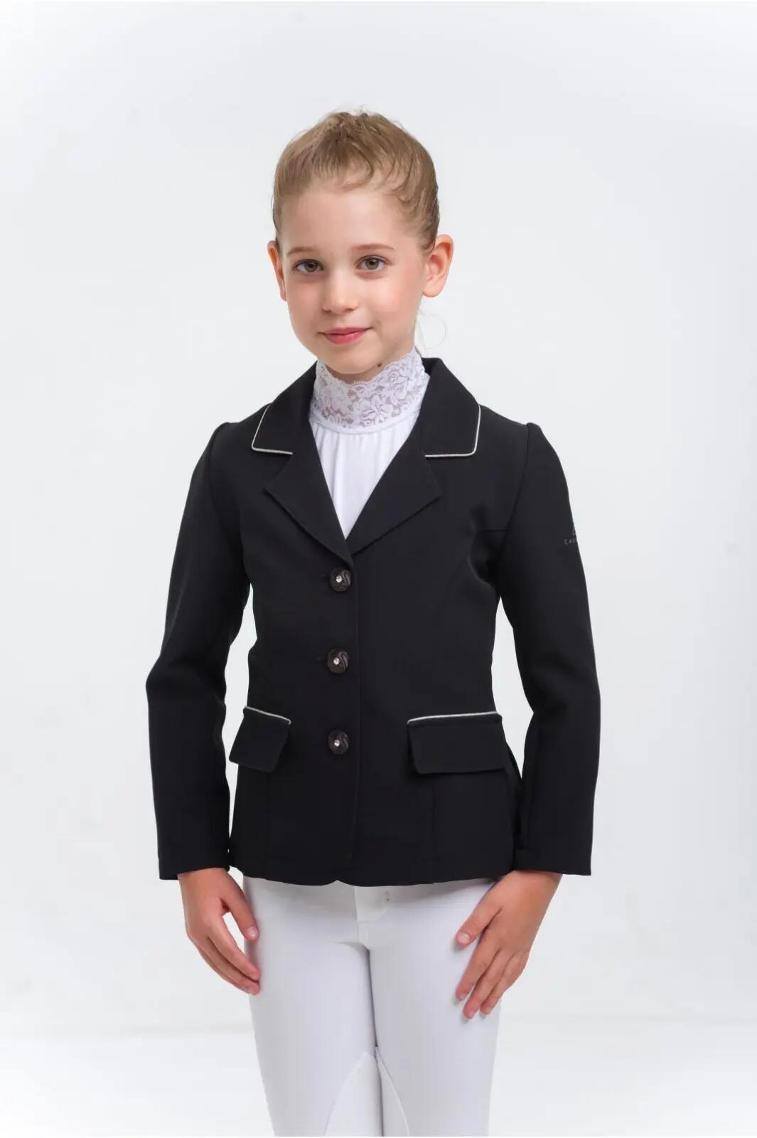 Lovas Versenyzakó Crystal Purity Kids - Softshell, fekete 3/3