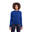 女裝純色透氣防曬跑步健身運動長袖T恤 - 軍藍色
