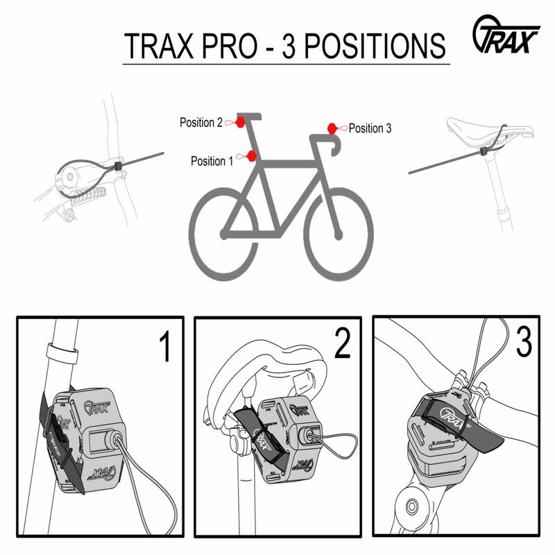 TRAX Pro mécanisme à rouleaux système de frein noir pour vélo | remorquer |