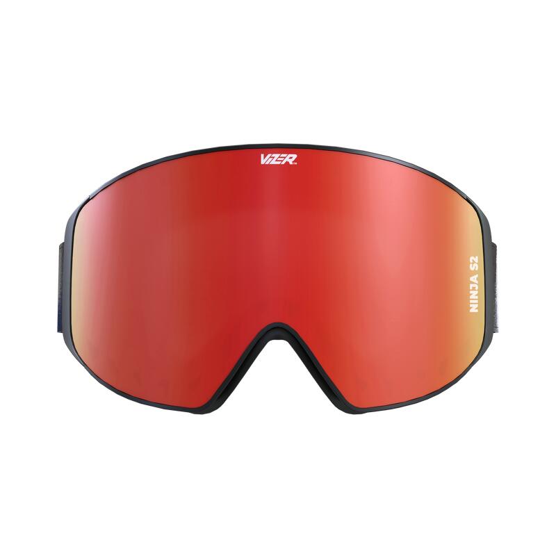 Masques de ski et de snowboard Crimson Ninja pour adultes unisexe de Vizer