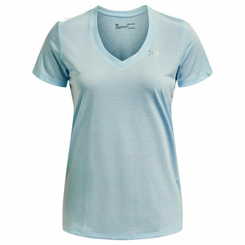 Camiseta de Manga Corta Mujer Under Armour Tech Twist Azul claro