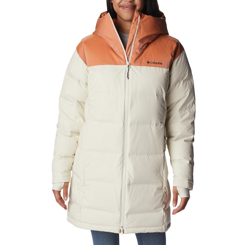 Kurtka puchowa Opal Hill Mid Down Jacket - piaskowy