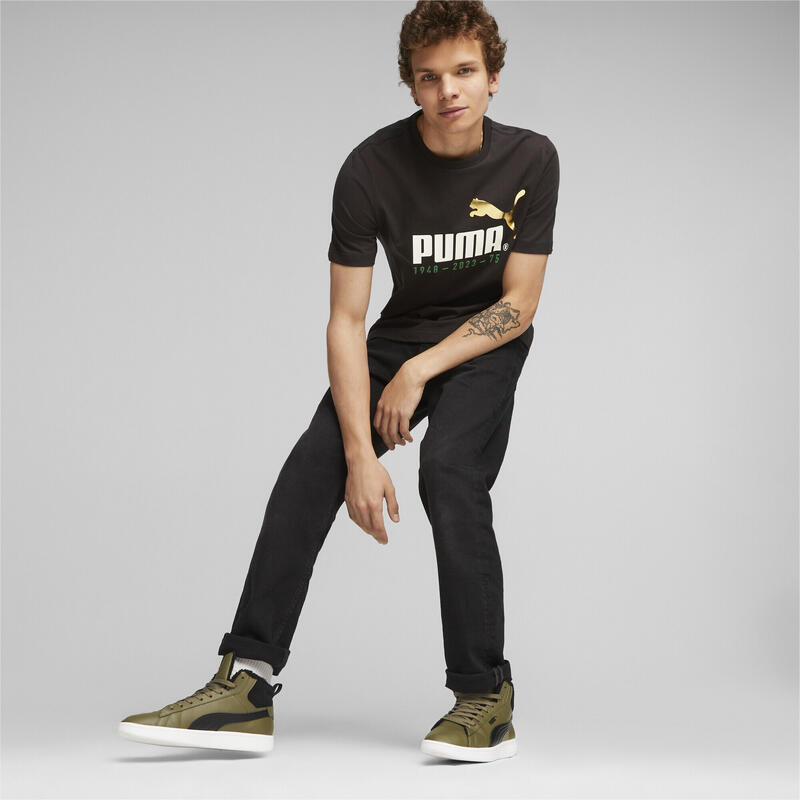 No. 1 Logo Celebration T-shirt voor heren PUMA Black