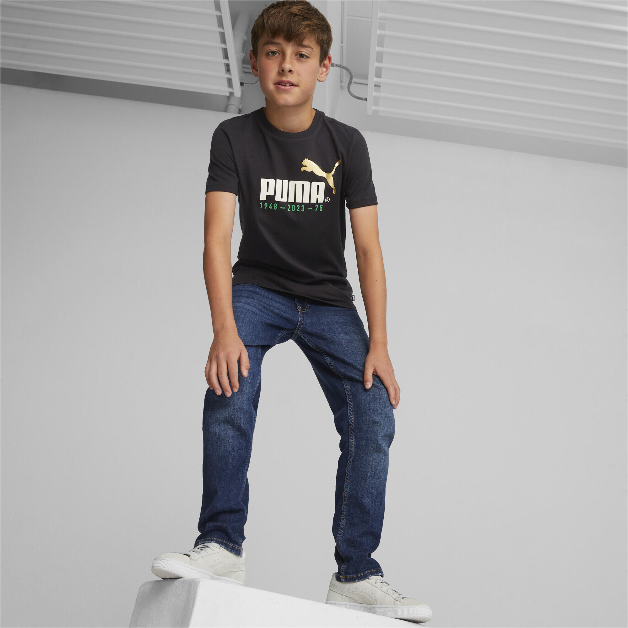 Camiseta Niño No. 1 Logo Celebration PUMA Black 4/5