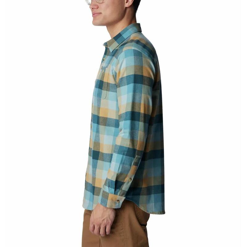 Langarmhemd Cornell Woods Flannel Long Sleeve Shirt Herren - blau