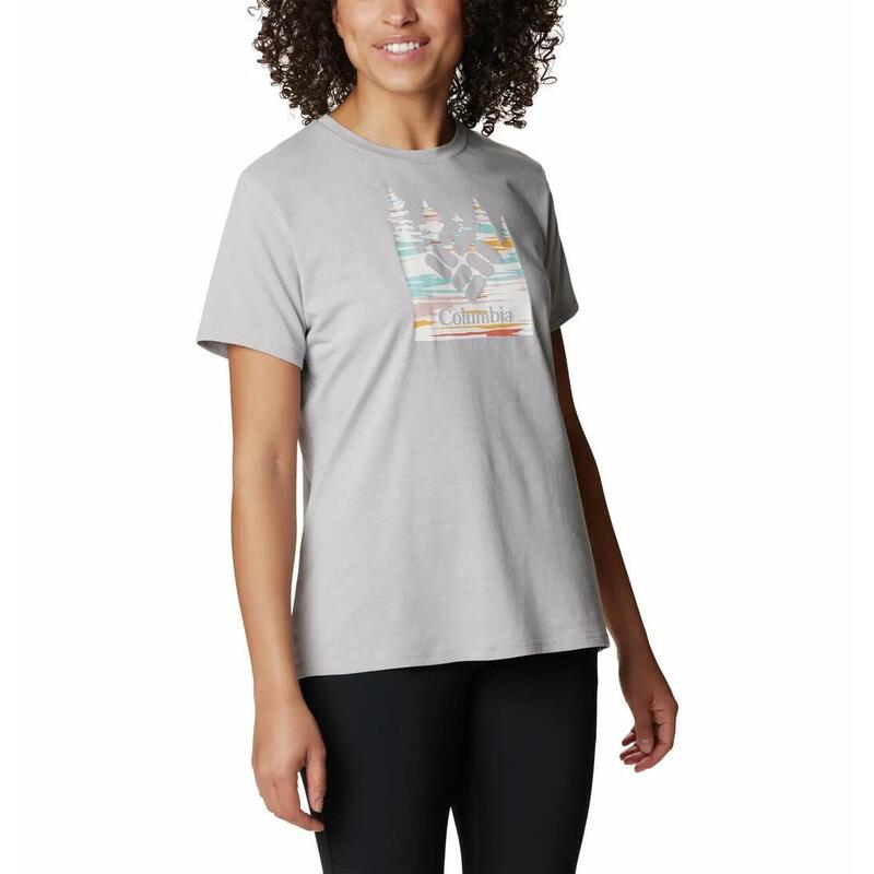 Koszulka Turystyczna Damska Columbia Sun Trek SS Graphic T-Shirt
