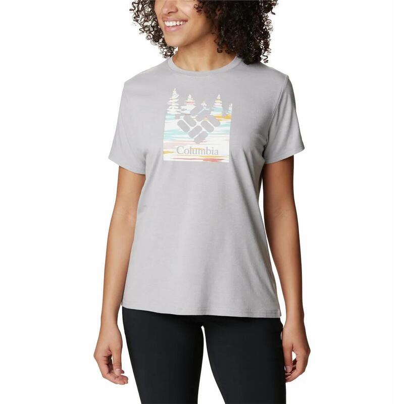 Koszulka Turystyczna Damska Columbia Sun Trek SS Graphic T-Shirt