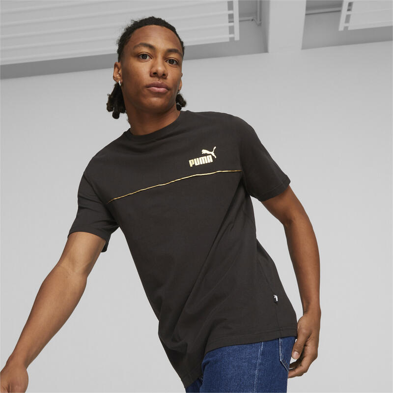 Camiseta ESS+ MINIMAL GOLD Hombre PUMA Black