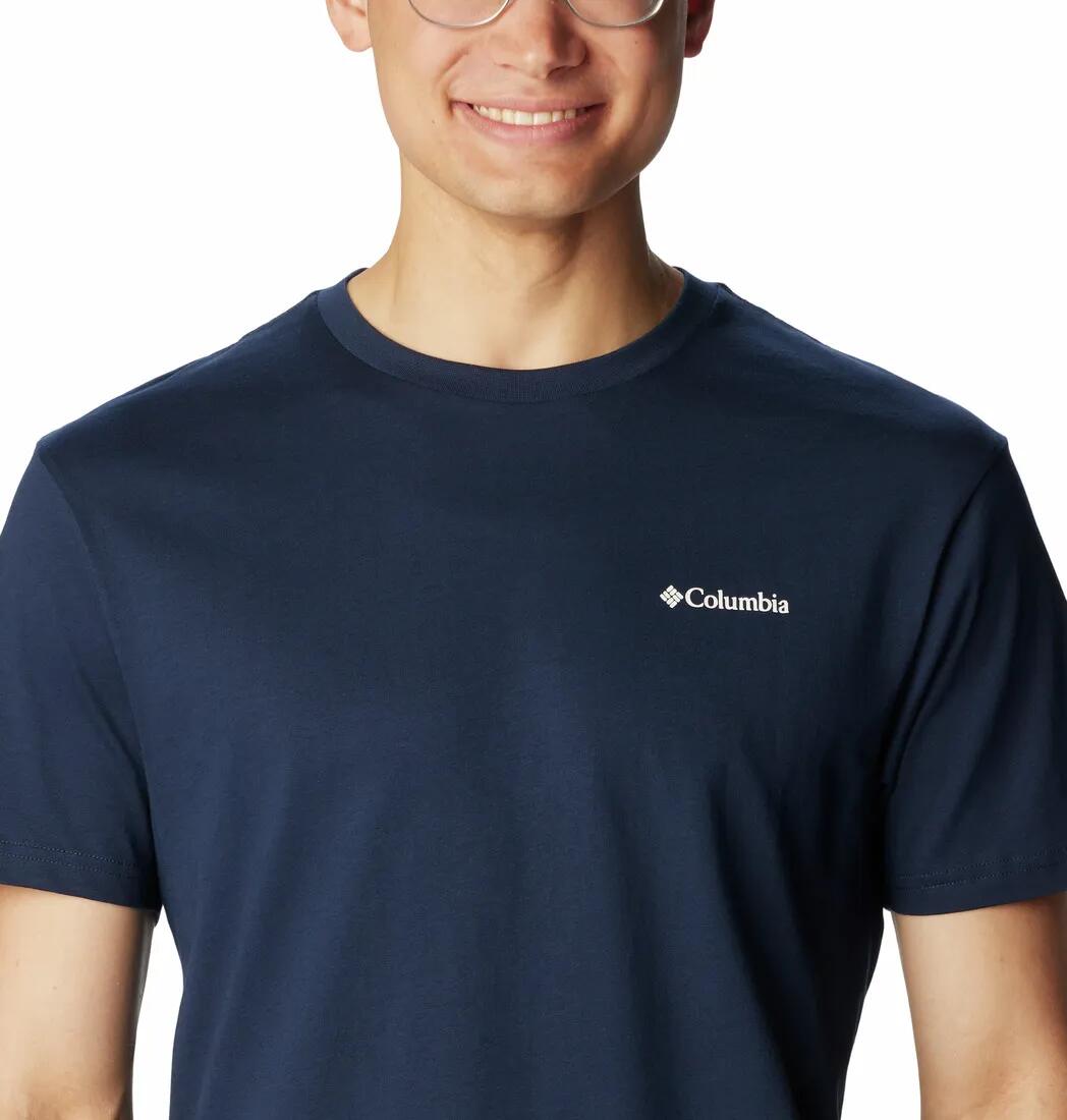 Columbia Camiseta De Manga Corta Csc Basic Logo™ Azul Marino 5/6
