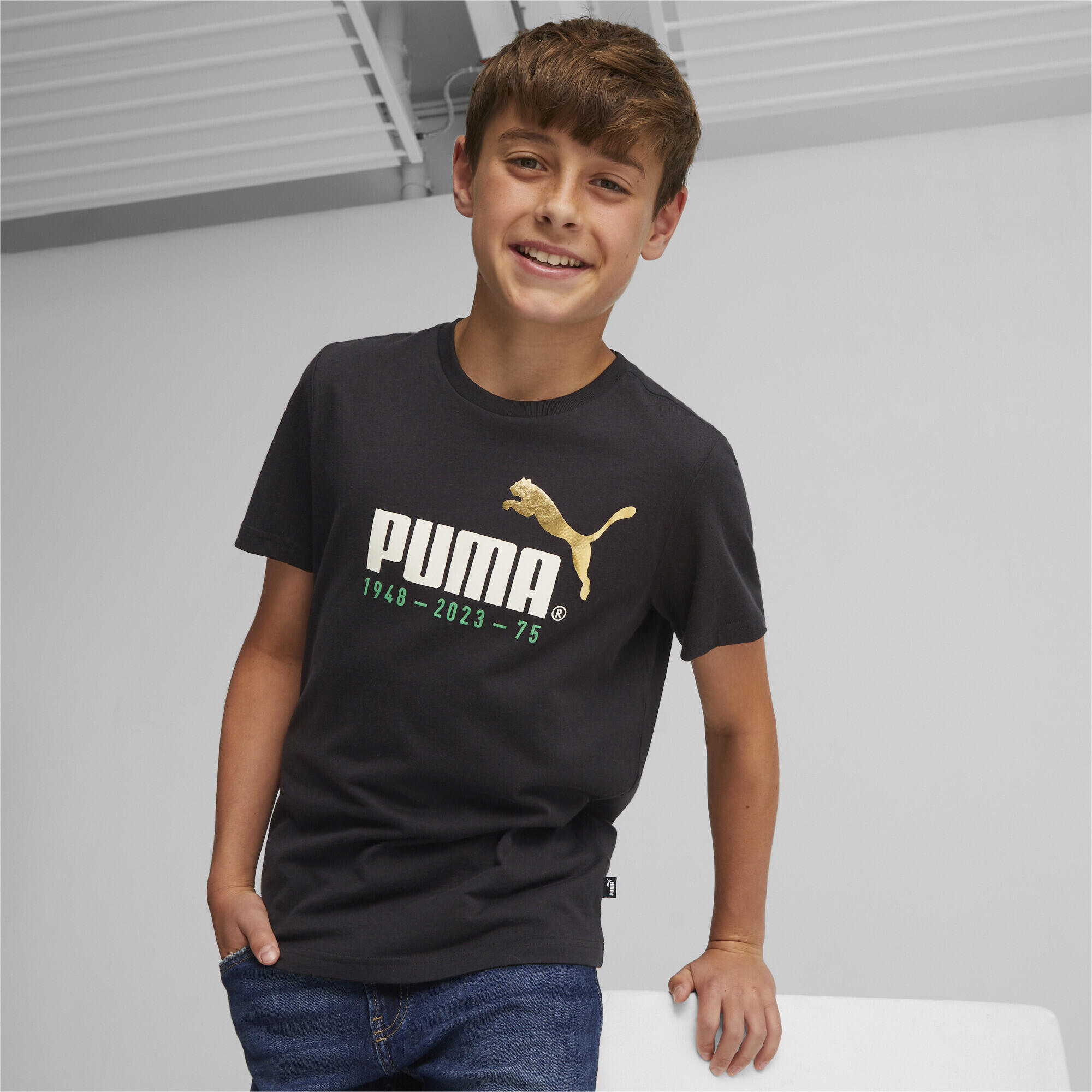Camiseta Niño No. 1 Logo Celebration PUMA Black 2/5