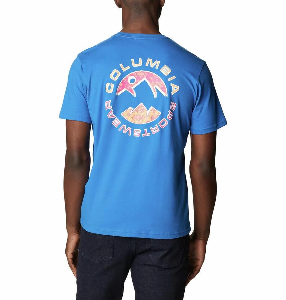 Koszulka Turystyczna Męska Columbia Rapid Ridge Back Graphic Tee II T-Shirt
