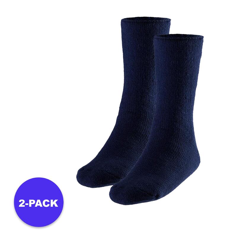 Heat Keeper chaussettes thermiques hommes bleu foncé 2-PACK